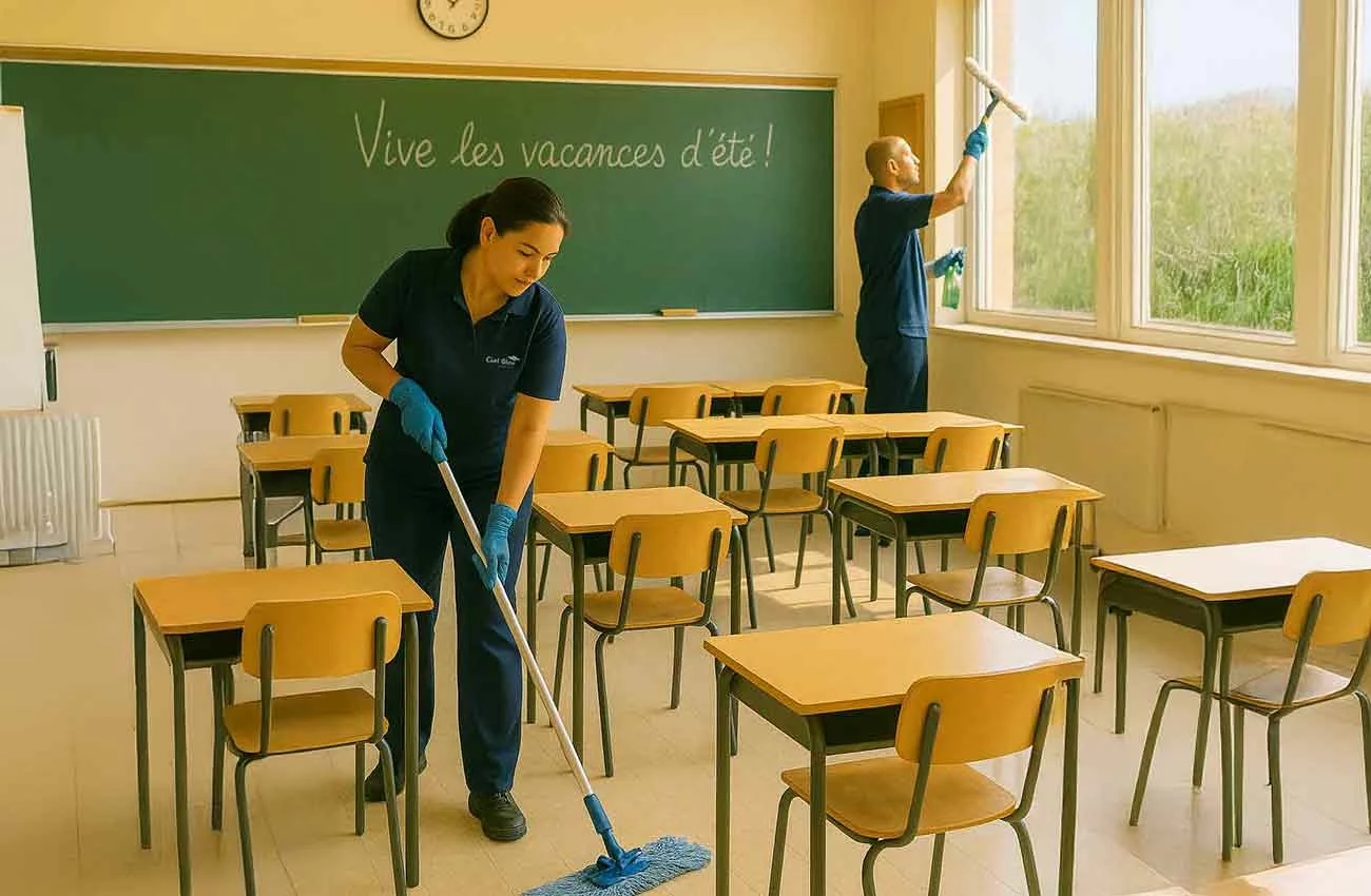 Nettoyage des écoles pour la rentrée