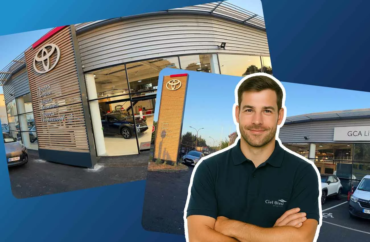 Nettoyage de concession automobile